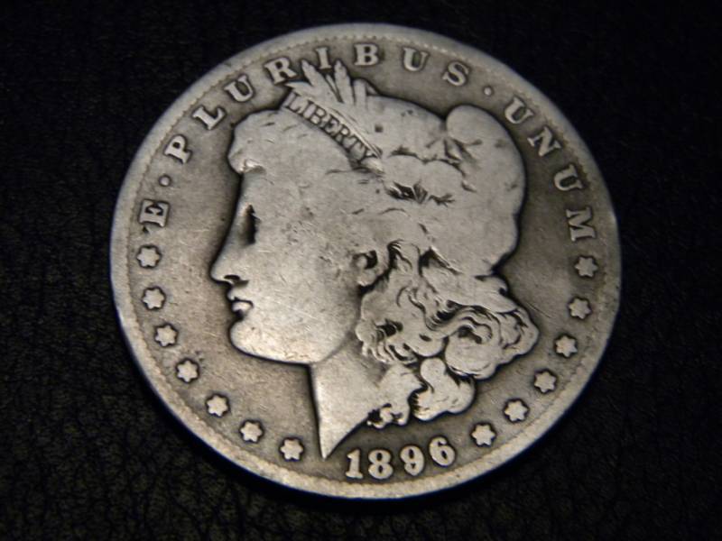 1896 O Morgan Silver Dollar