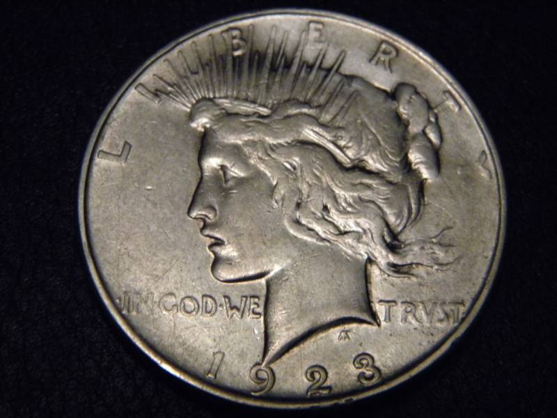 1923 D Peace Silver Dollar