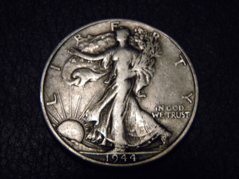 1944 D Walking Liberty Silver Half Dollar