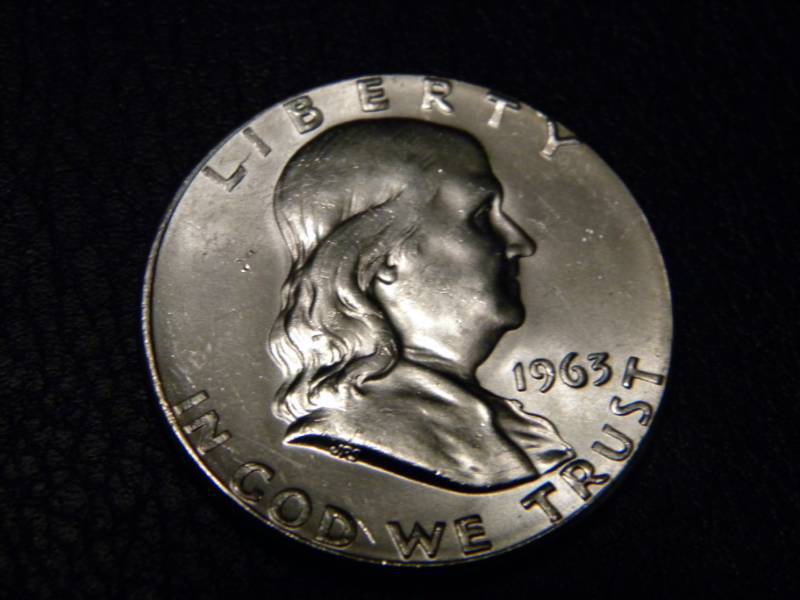 1963 Franklin Silver Half Dollar