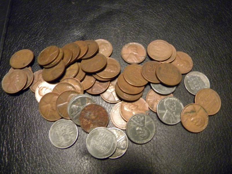 50 Wheat Back Pennies