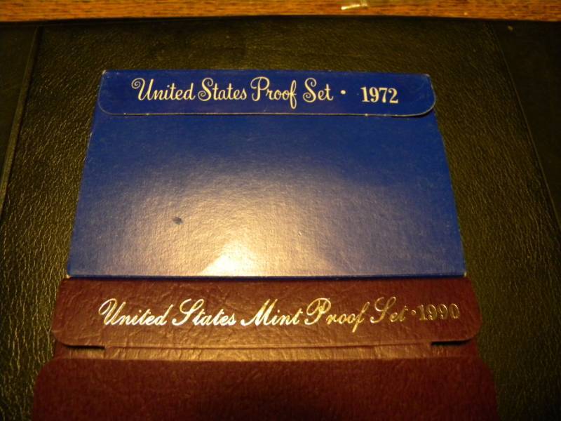 1972 US Proof Set &  1990 US Mint Proof Set