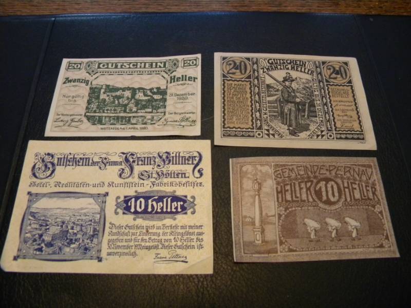 Early 1900s Austria Heller Currency