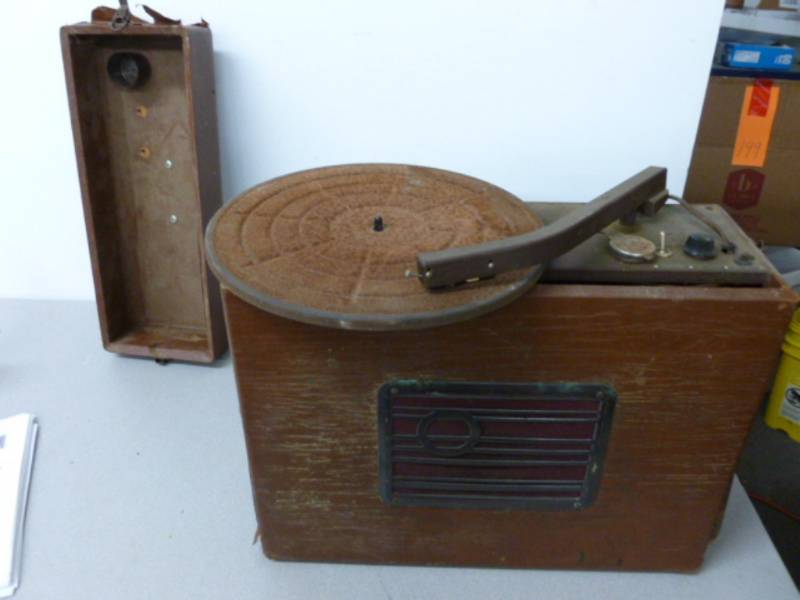 Vintage Tube Record Player