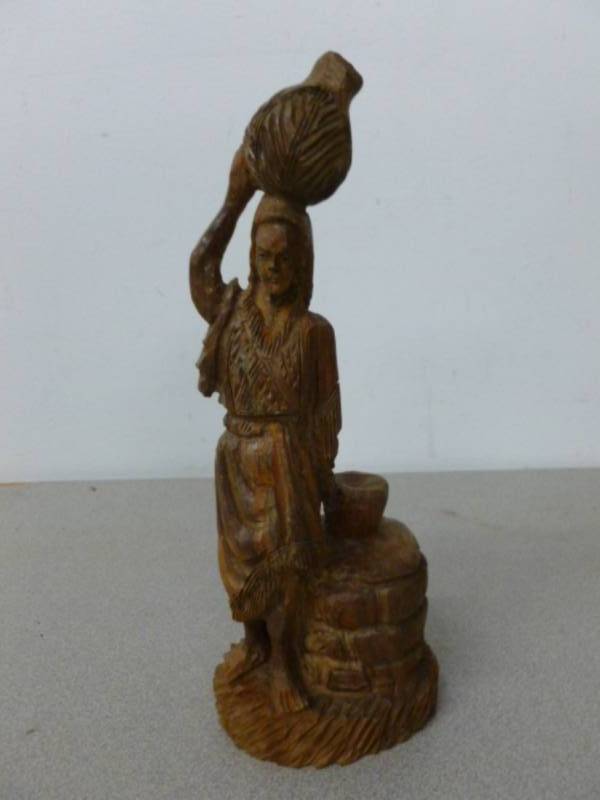 Hand Carved Wooden Figurine