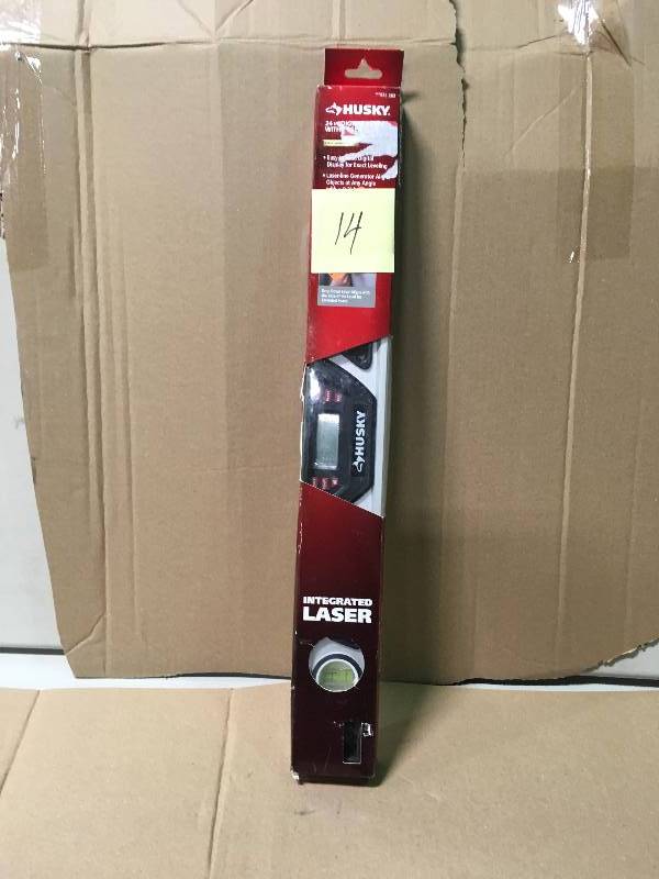 lot 14 image: Husky 24 in. Line Generator Digital Laser Level in good working condition