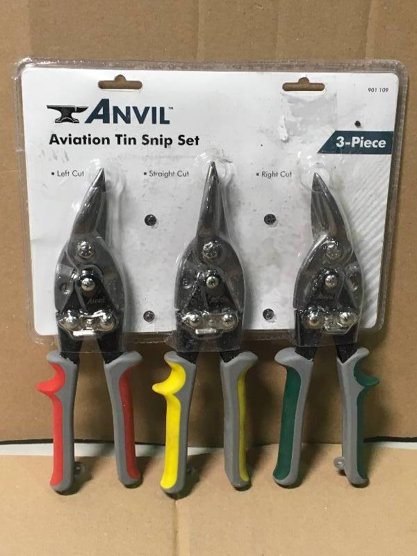 lot 42 image: Aviation Snip Set (3-Piece) not used