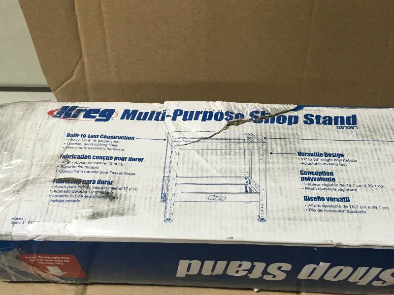 lot 50 image: Kreg Multi-Purpose Shop Stand not used