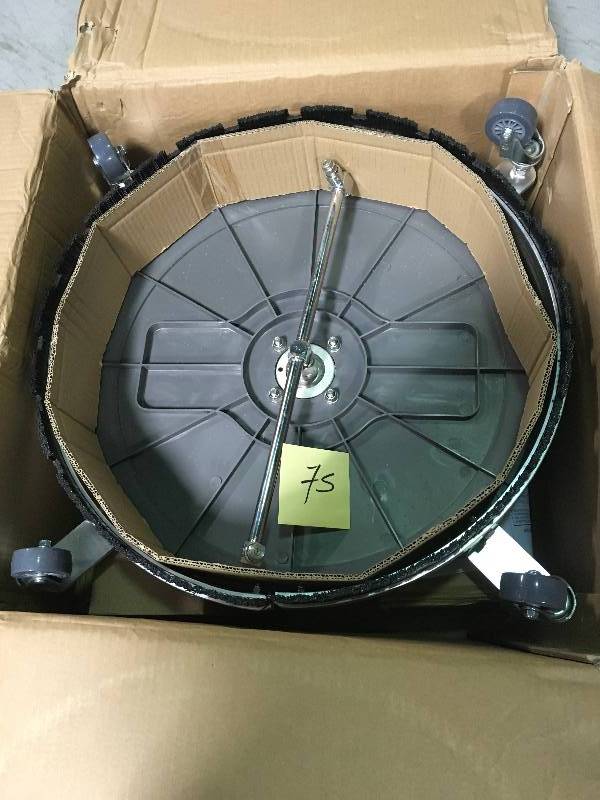 lot 75 image: Ridgid Professional 18 in. 4200 PSI Quick Connect Surface Cleaner for Gas Pressure Washers in good working condition