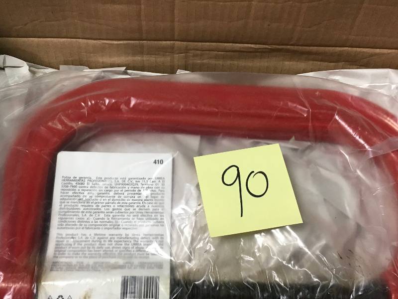lot 90 image: URREA 10 in. Heavy Duty C-Clamp not used