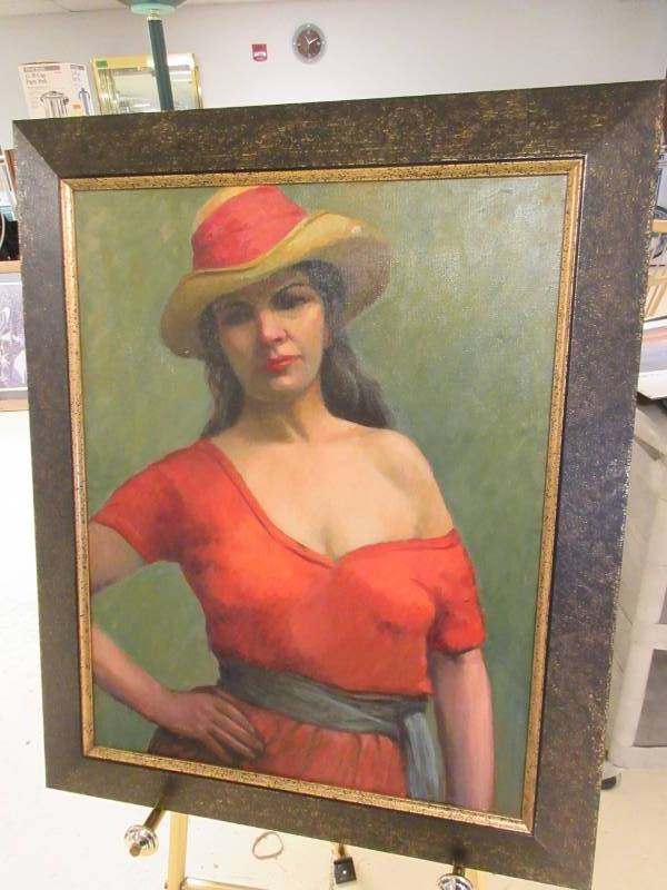 lot 603 image: ORIGINAL PAINTING ON CANVAS