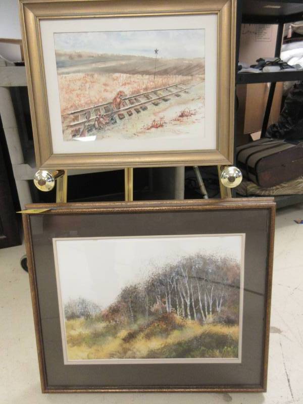 lot 608 image: ORIGINAL WATERCOLOR ART
