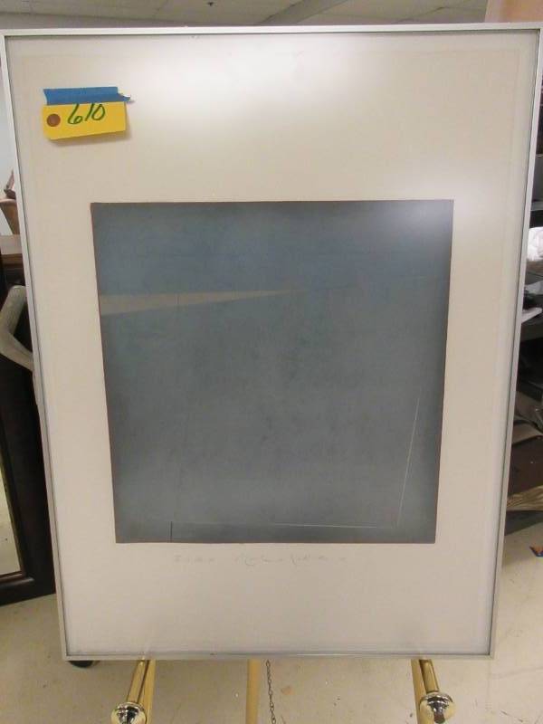 lot 610 image: FRAMED MODERN ART