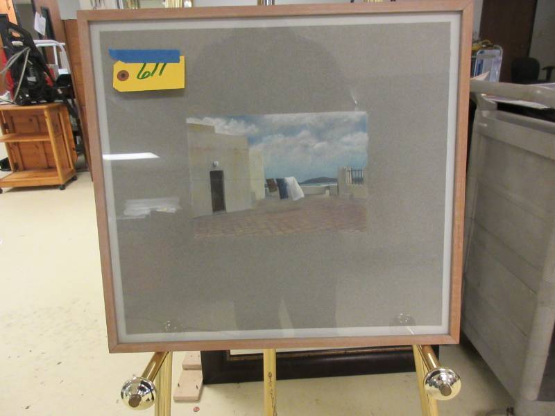 lot 611 image: CHALK DRAWING- MAY BE ORIGINAL