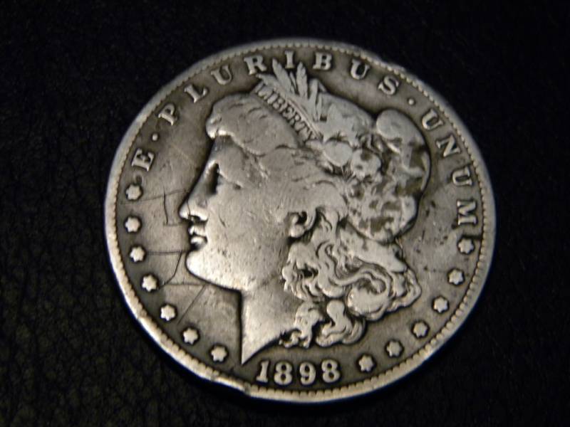 1898 S  Morgan Silver Dollar