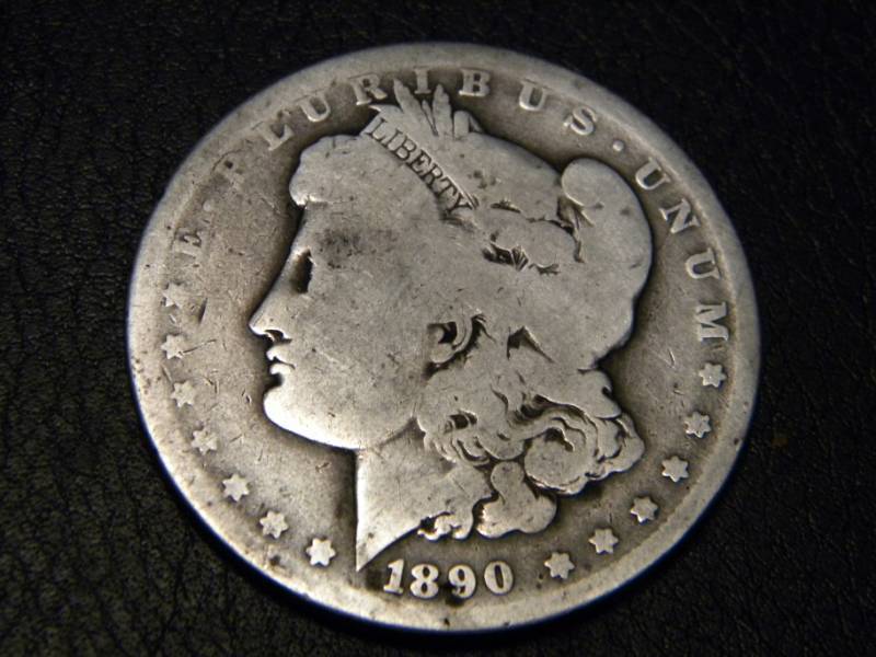 1890 O Morgan Silver Dollar