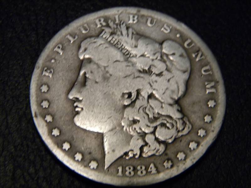 1884 S  Morgan Silver Dollar