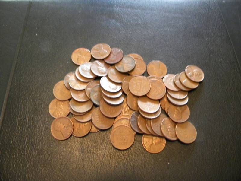 60 Wheat Back Pennies