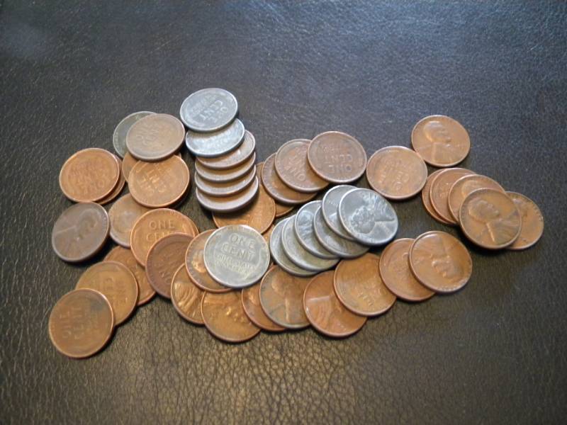 50 Wheat Back Pennies