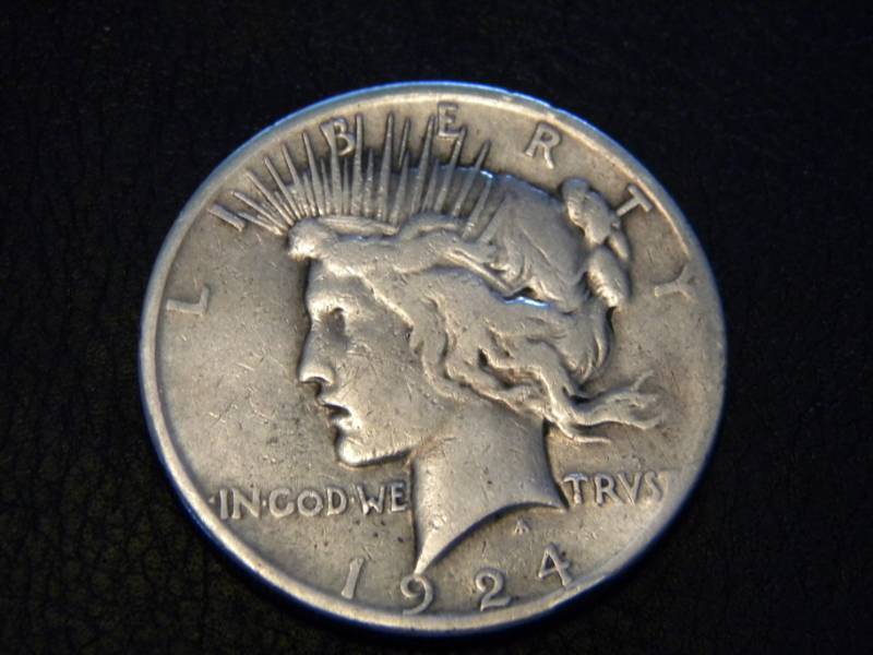 1924 S Peace Silver Dollar