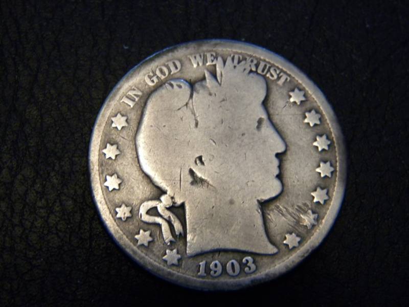 1903 Barber Silver Half Dollar