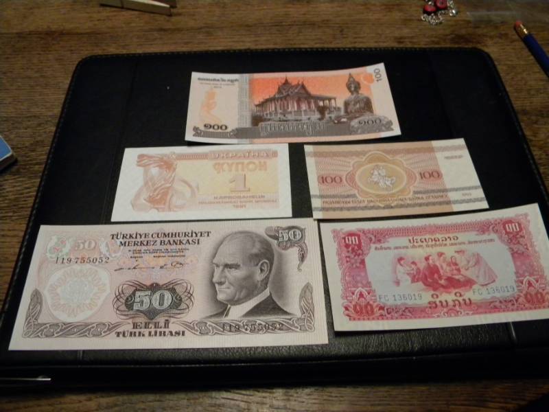 5 Uncirculated Banknotes