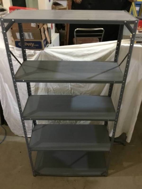 lot 35 image: Metal  Rack  5 Shelve Light Duty