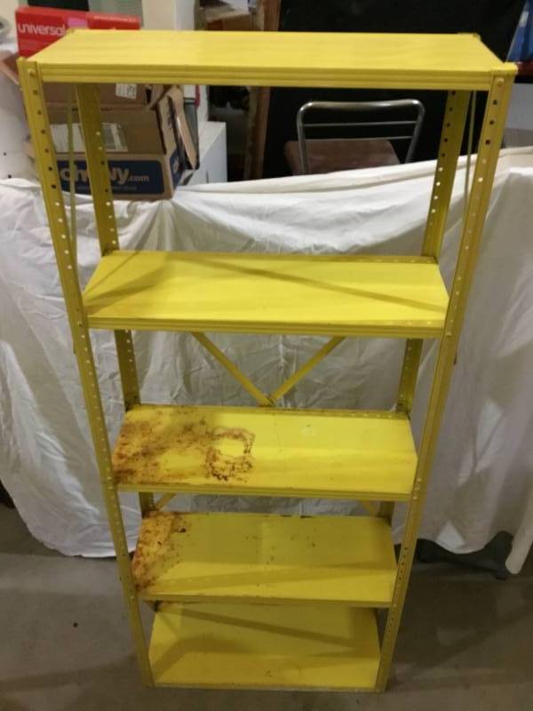 lot 36 image: Metal  Rack  5 Shelve Light Duty