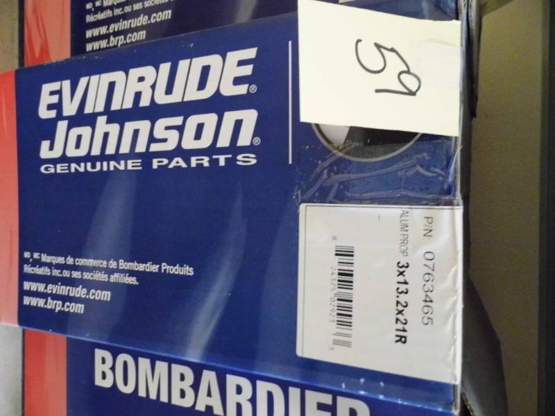 lot 59 image: EvinrudeJohnson Aluminum Propellor