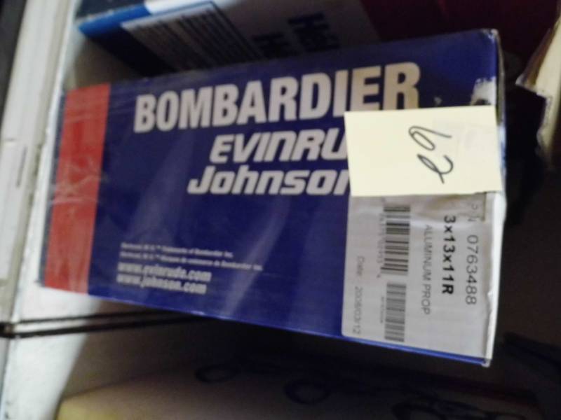 lot 62 image: Bombadier - Evinrude Johnson Propellor