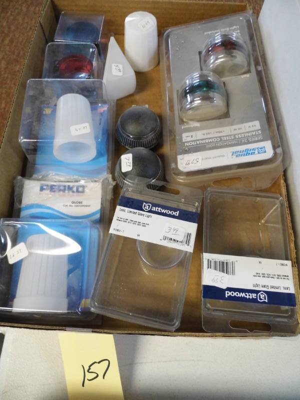 lot 157 image: Attwood Glare Lights - Perko Globe