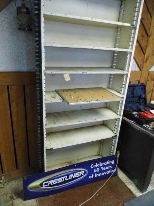 lot 240 image: Metal Shelf