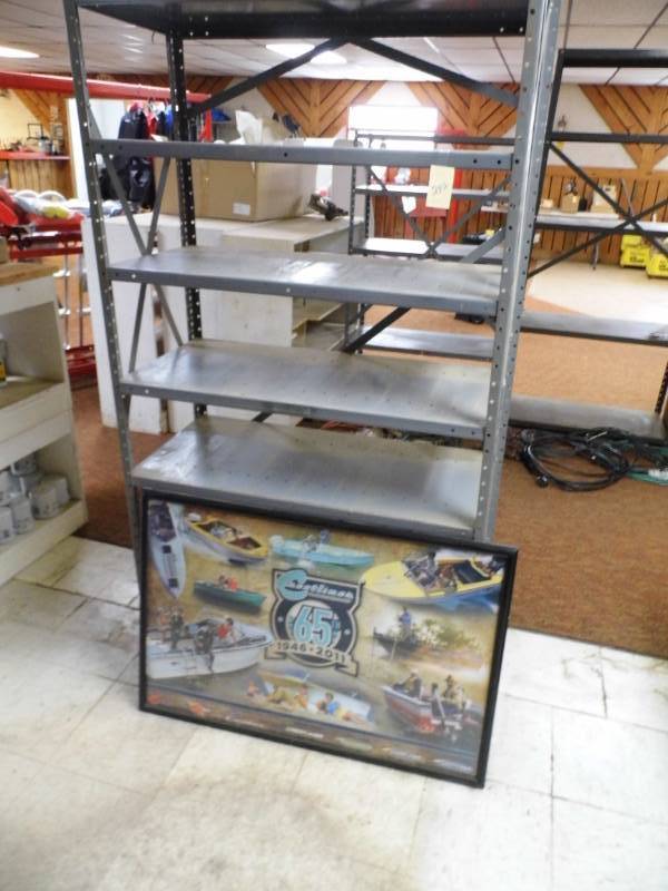 lot 242 image: Metal Shelf