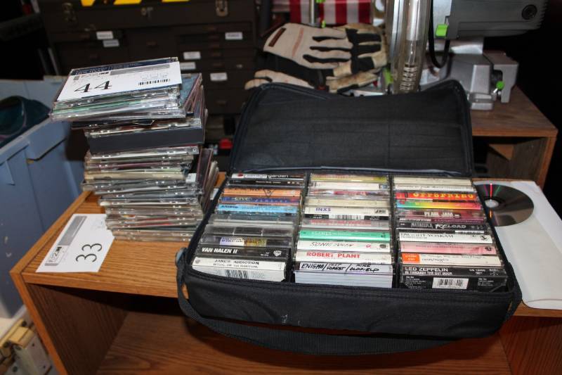 lot 44 image: CDs, Cassette Tapes, LP Records