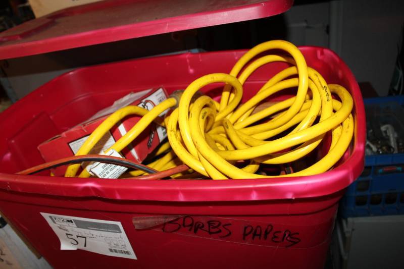 lot 57 image: Heavy Duty Extension Cords, Hardware, Diamond Handiwire 10-3 Indoor Copper Electrical Wire