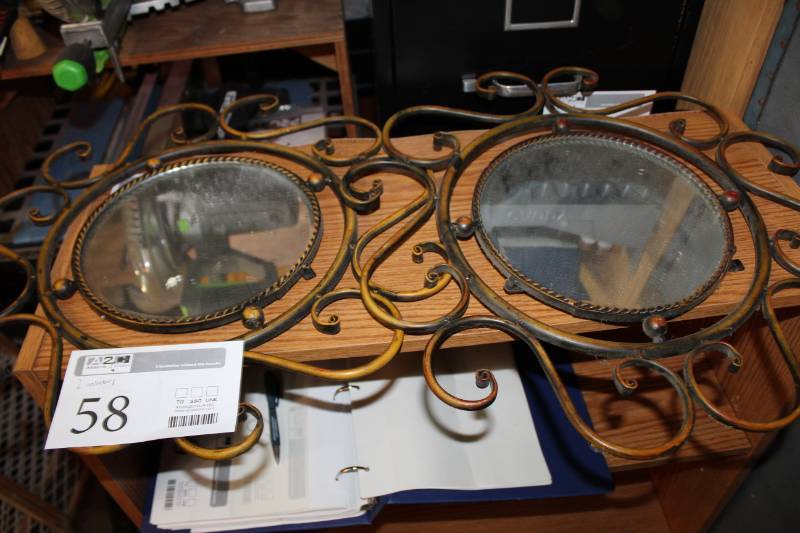 lot 58 image: Decorative Wall Mirrors