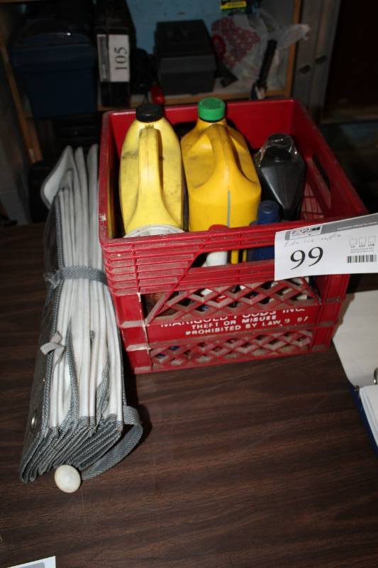 lot 99 image: Automotive Care Supplies - Radiator Fluid, Brake Fluid, Oil, Sunscreen