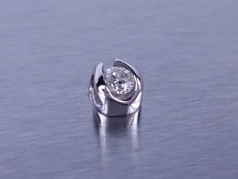 Designer Diamond Pendant in 14k White Gold