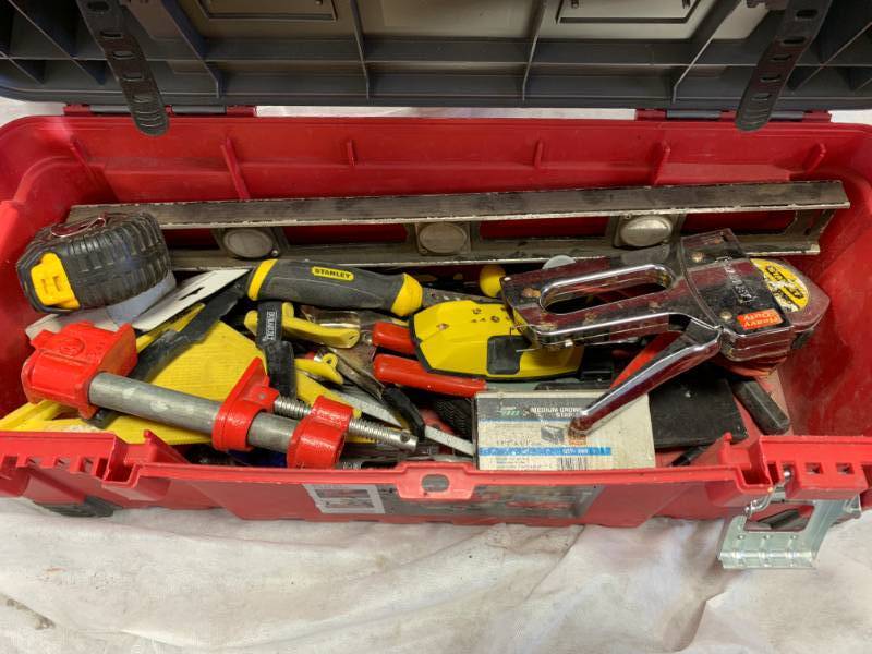 lot 37 image: 26 Toolbox Chock Full of Tools