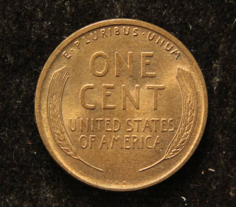 1909 VDB US WHEAT CENT BU-UNC
