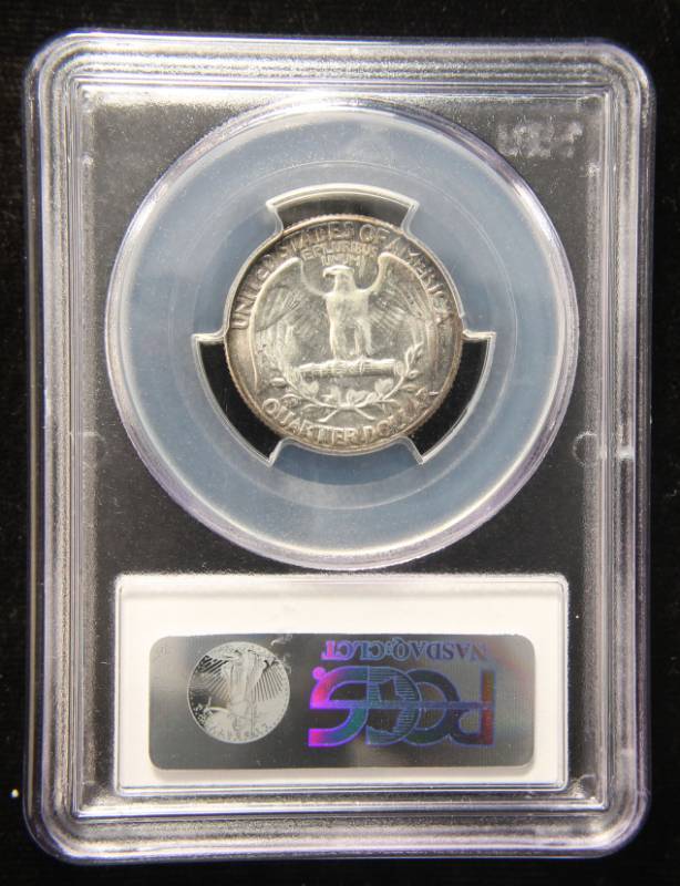 1960 WASHINGTON SILVER QUARTER MS66 PCGS