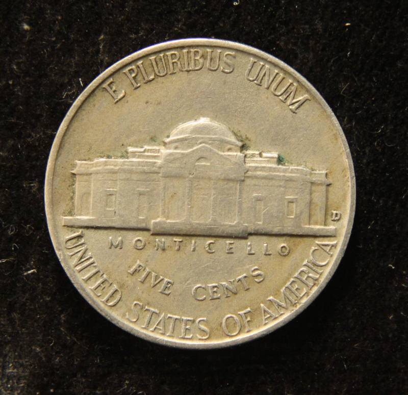 1939-D US JEFFERSON NICKEL
