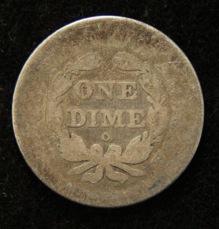 1841-O SEATED LIBERTY SILVER DIME