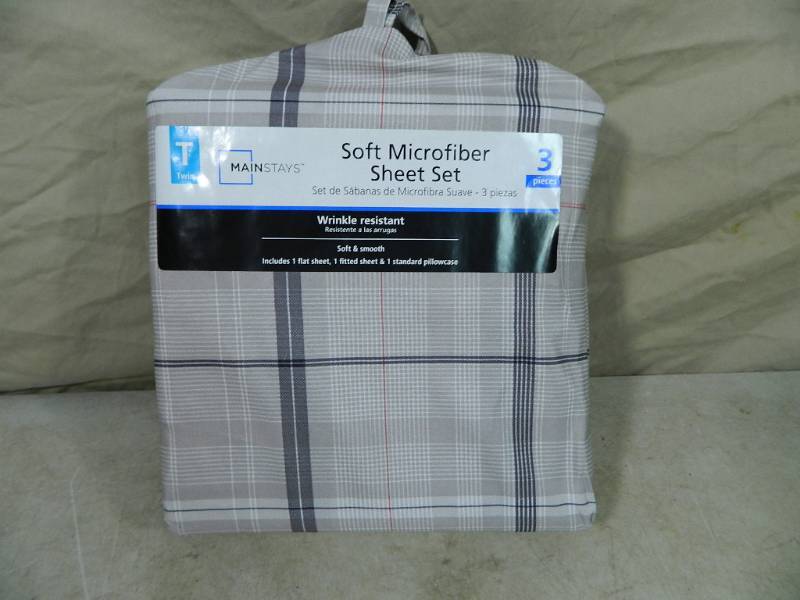 lot 24 image: New Twin Soft Microfiber Sheet Set