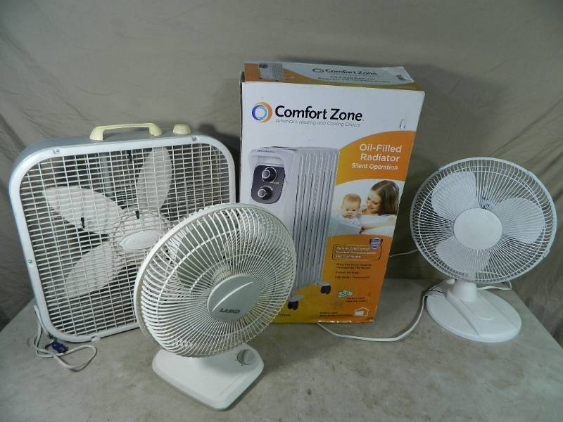 lot 72 image: Fans, Space Heater