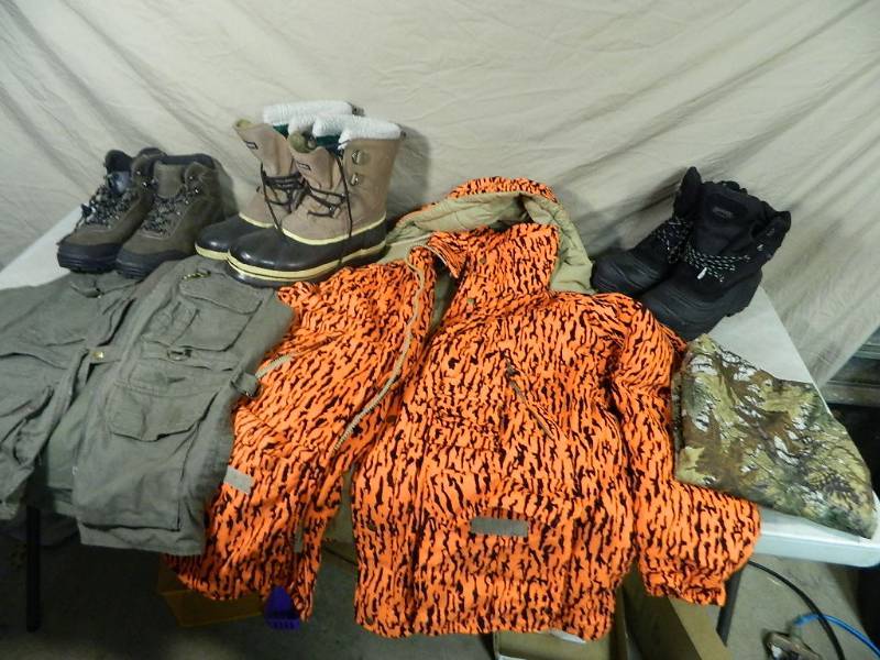 lot 75 image: Hunting Clothing, Boots, Etc