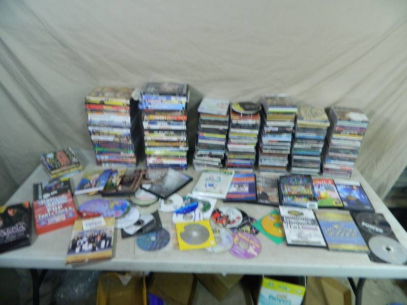 lot 90 image: CDs, DVDs, Games, Etc