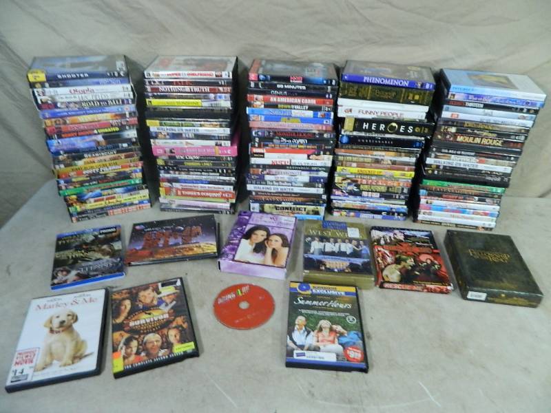 lot 91 image: Over 130 DVDs, TV Series, Etc
