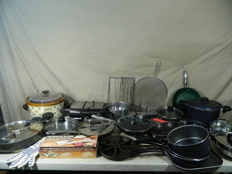 lot 148 image: Cast Iron, Pans, and More