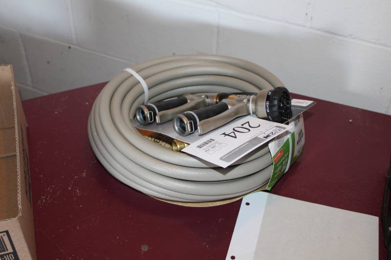lot 204 image: Garden Hose, Orbit Front Trigger Nozzle Dual Pack